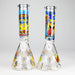 10" Glow-in-the-Dark Glass Bong with Cartoon Sponge Design Glass Bong 777 Smoke