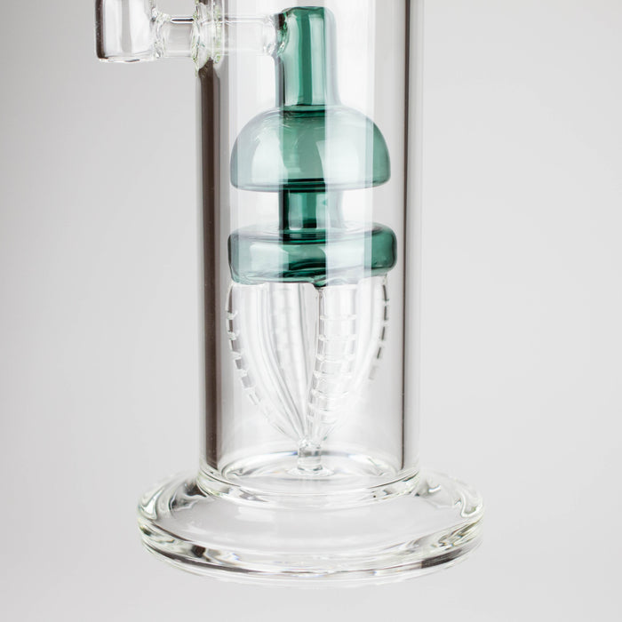 11" 2-in-1 Glass Dab Rig with Percolator [BH141] Glass Bong 777 Smoke