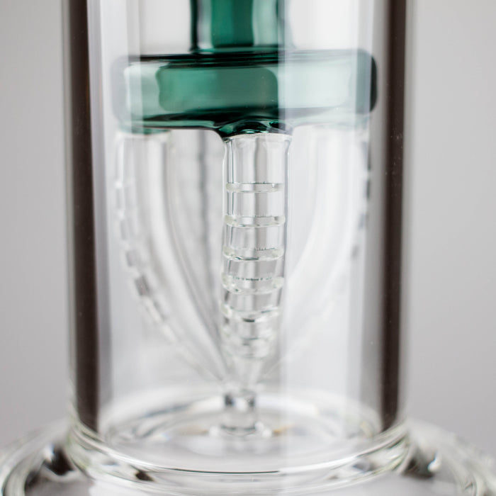 11" 2-in-1 Glass Dab Rig with Percolator [BH141] Glass Bong 777 Smoke