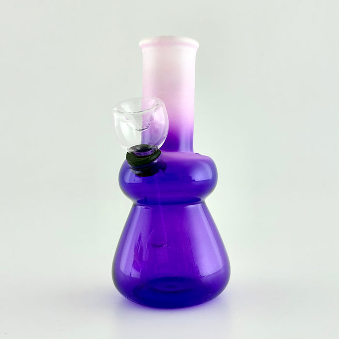 5" Mini Colour Water Pipe - 10 Assorted Colours Glass Bong Super Supplys Inc Purple