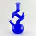 8" Zig-Zag Zong Glass Bong Super Supplys Inc Blue