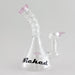 Wicked | 6" Swirl Dab Rig Glass Bong Super Supplys Inc Pink