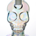 Fortune | 14" 7mm Electroplated Skull Glass Bong Glass Bong Fortune