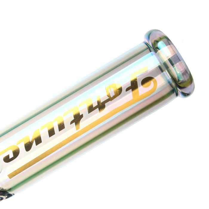 Fortune | 14" 7mm Electroplated Skull Glass Bong Glass Bong Fortune