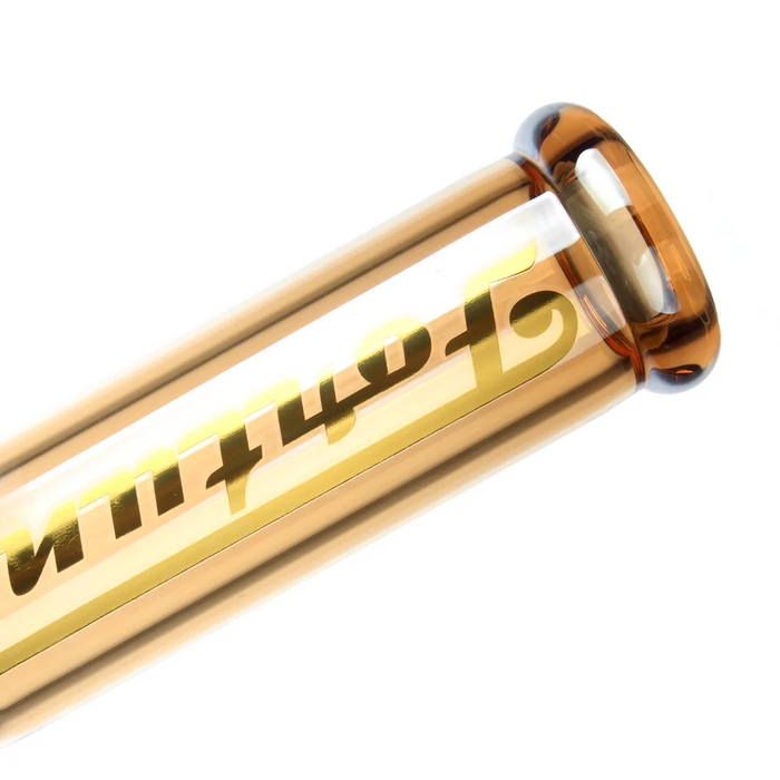 Fortune | 14" 7mm Electroplated Skull Glass Bong Glass Bong Fortune