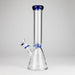 14" Thick: 7mm Heavy Base Beaker Glass Bong 5-Colors Glass Bong HALLO GLASS