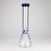 14" Thick: 7mm Heavy Base Beaker Glass Bong 5-Colors Glass Bong HALLO GLASS