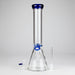 14" Thick: 7mm Heavy Base Beaker Glass Bong 5-Colors Glass Bong HALLO GLASS