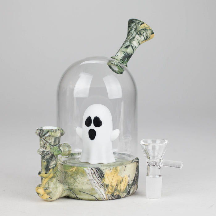 6" Ghost Rig Resin · Silicone · Plastic Bong JJ Distribution