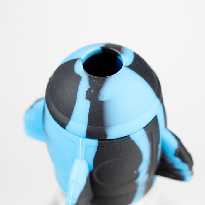 9" Rocket beaker water pipe Resin · Silicone · Plastic Bong JJ Distribution