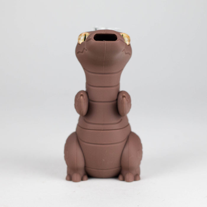 6" Crocodile water pipe Resin · Silicone · Plastic Bong JJ Distribution