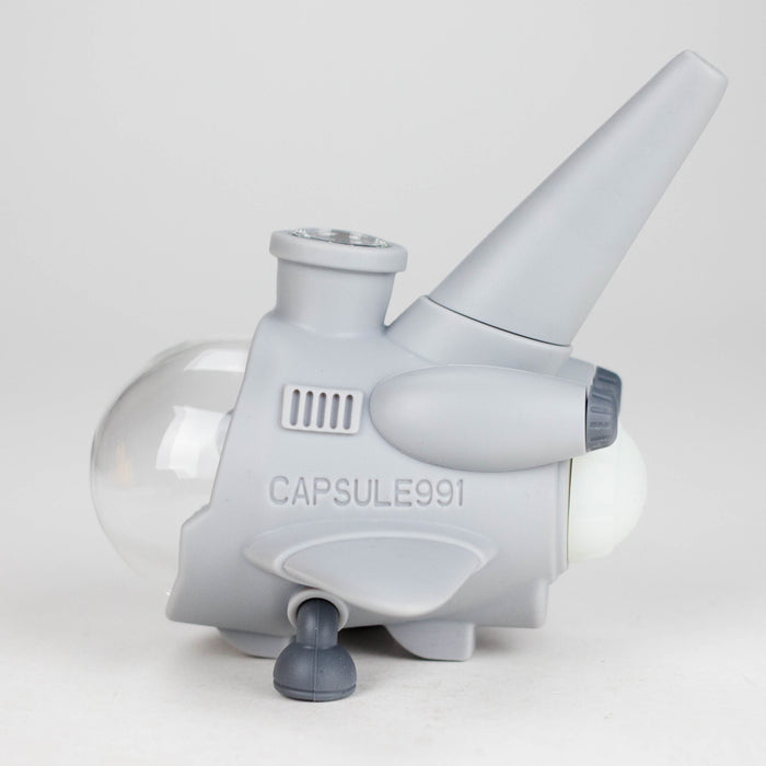 6" Bulma Capsule Water Pipe Resin · Silicone · Plastic Bong JJ Distribution