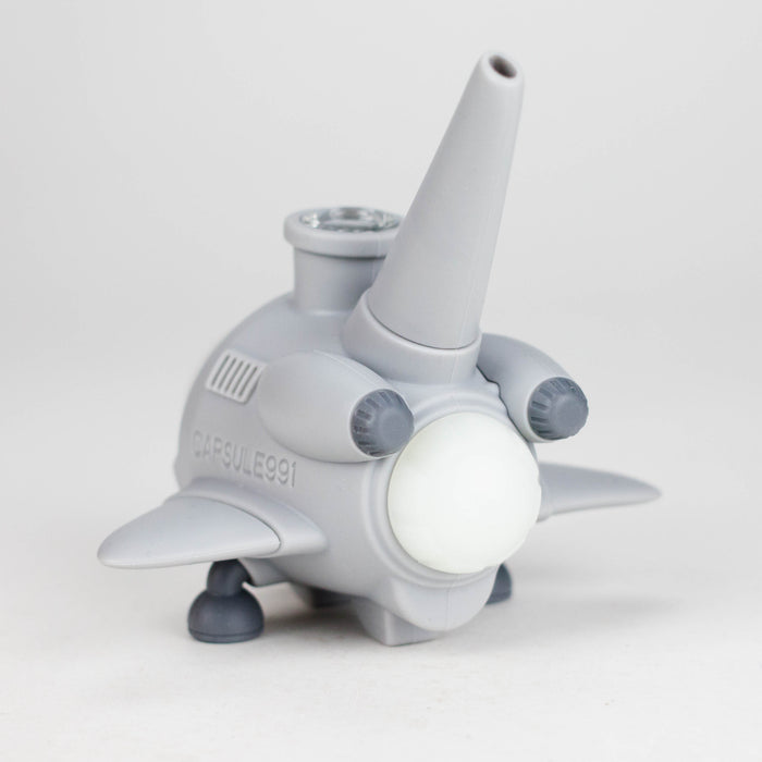 6" Bulma Capsule Water Pipe Resin · Silicone · Plastic Bong JJ Distribution