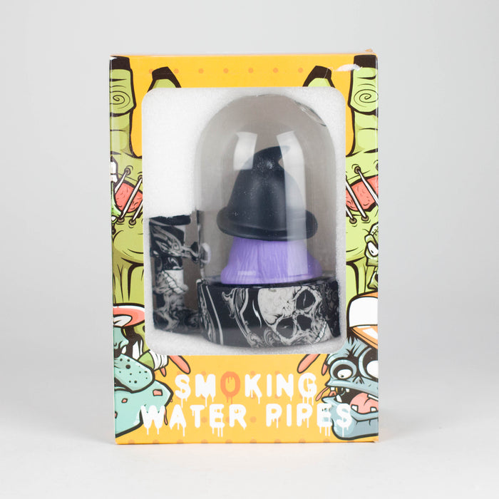 6" Waterwheel water pipe-Witch Resin · Silicone · Plastic Bong JJ Distribution