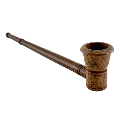 9" Wooden Pipe - Classic Long-Style Design - 2PCS Wooden Pipe Super Supplys Inc