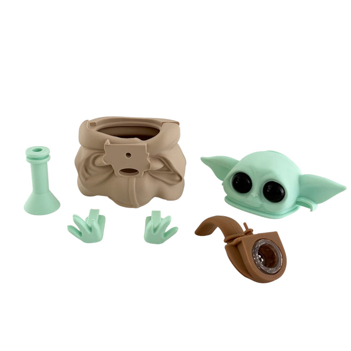 6" Baby Alien Silicone Water Pipe Resin · Silicone · Plastic Bong Super Supplys Inc