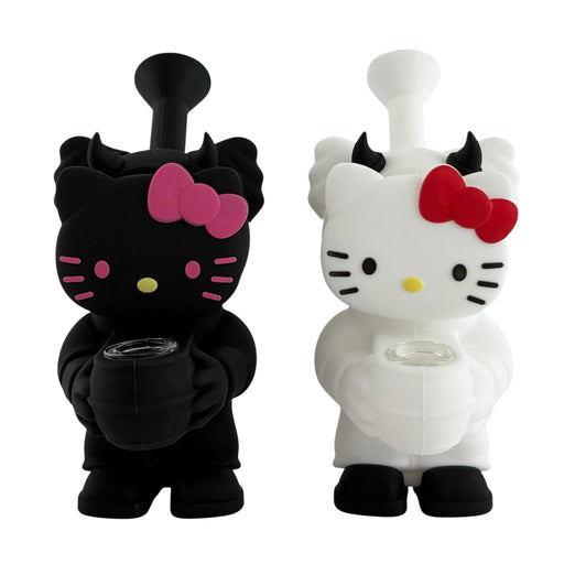 6" Silicone Kitty Water Pipe – Assorted Colors Resin · Silicone · Plastic Bong Super Supplys Inc