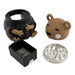 Street-Style Bear Herb Grinders – Assorted Colors-6CT Display Pack Super Supplys Inc