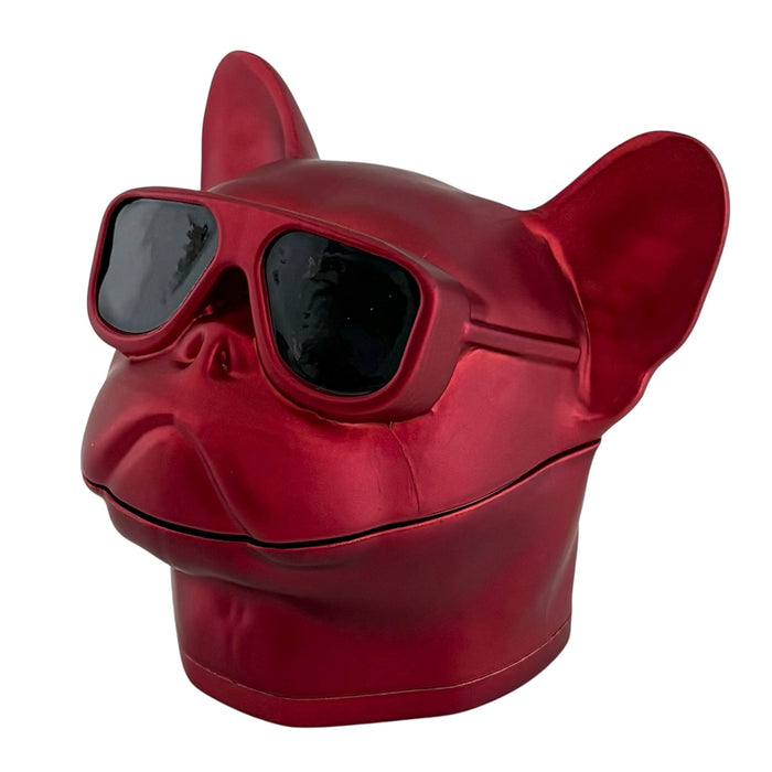 Bulldog Sunglasses Herb Grinders – Assorted Colors-6CT Display Pack Super Supplys Inc
