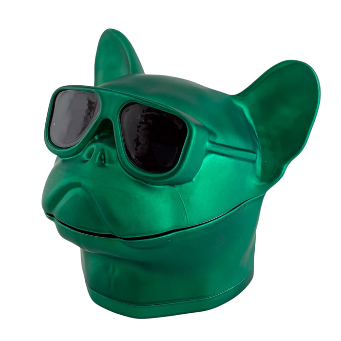 Bulldog Sunglasses Herb Grinders – Assorted Colors-6CT Display Pack Super Supplys Inc