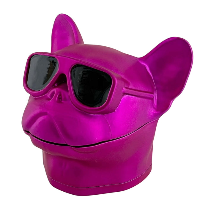 Bulldog Sunglasses Herb Grinders – Assorted Colors-6CT Display Pack Super Supplys Inc