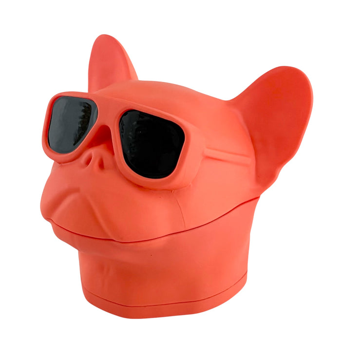 Bulldog Sunglasses Herb Grinders – Assorted Colors-6CT Display Pack Super Supplys Inc