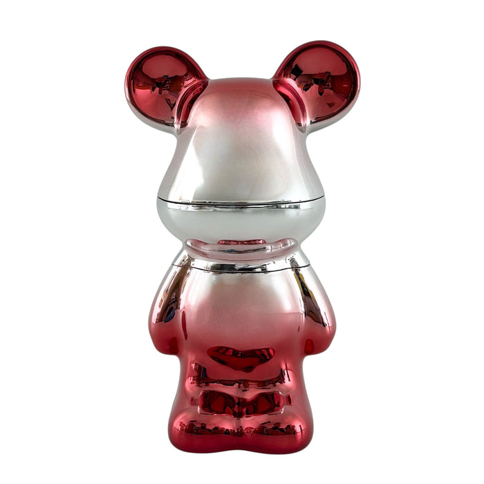 3-Piece Bear Design Metal Grinder – Assorted Colors - Display of 6 Display Pack Super Supplys Inc
