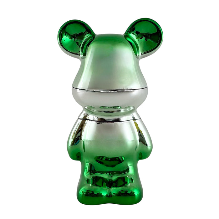 3-Piece Bear Design Metal Grinder – Assorted Colors - Display of 6 Display Pack Super Supplys Inc