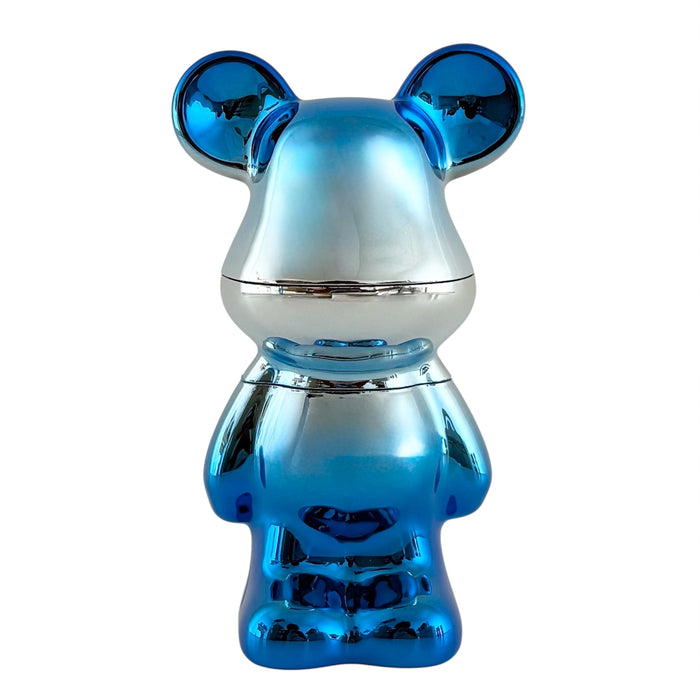 3-Piece Bear Design Metal Grinder – Assorted Colors - Display of 6 Display Pack Super Supplys Inc