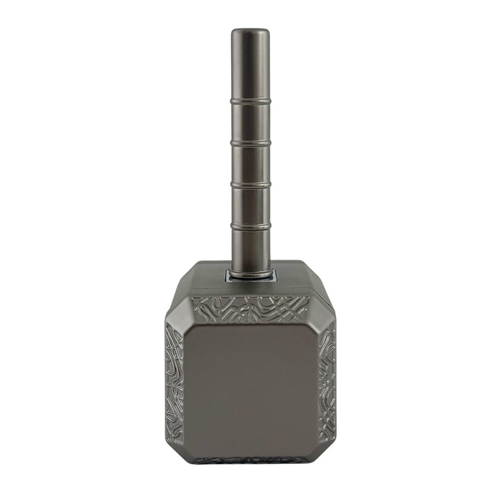 Hammer Style 4-Piece Metal Grinder with Built-In Pipe – Assorted Colors-6CT Display Pack Super Supplys Inc