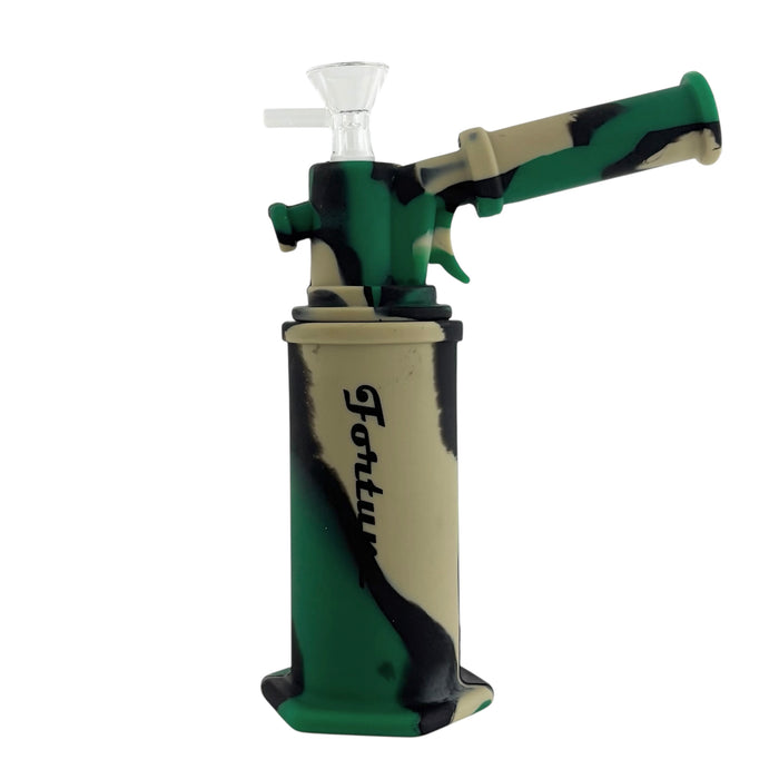 8" Silicone Torch Design Water Pipe Resin · Silicone · Plastic Bong Fortune