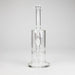 9" 2-in-1 Color accented Glass Dag Rig with Percolator Glass Bong 777 Smoke