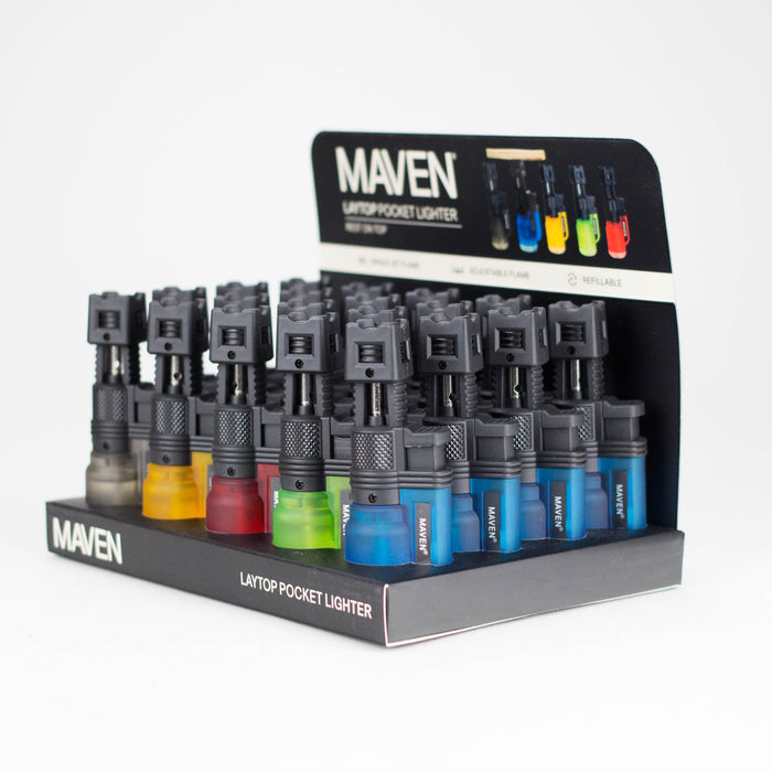 MAVEN | Laytop Pocket Lighter – Display of 20 [1173X400] Torch BB Canada