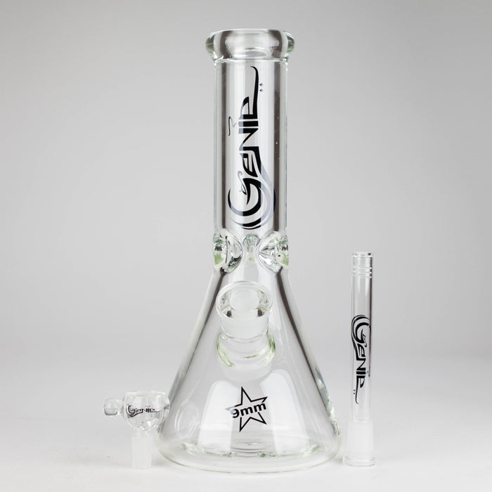 Genie | 12" 9mm Glass Beaker Bong [GL15] Glass Bong BB Canada