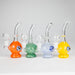 6" Sticker Bubler Bong Mutli Color Glass Bong HALLO GLASS