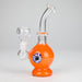 6" Sticker Bubler Bong Mutli Color Glass Bong HALLO GLASS