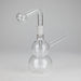 6" Snooper Double Ball Clear Bong Glass Bong HALLO GLASS