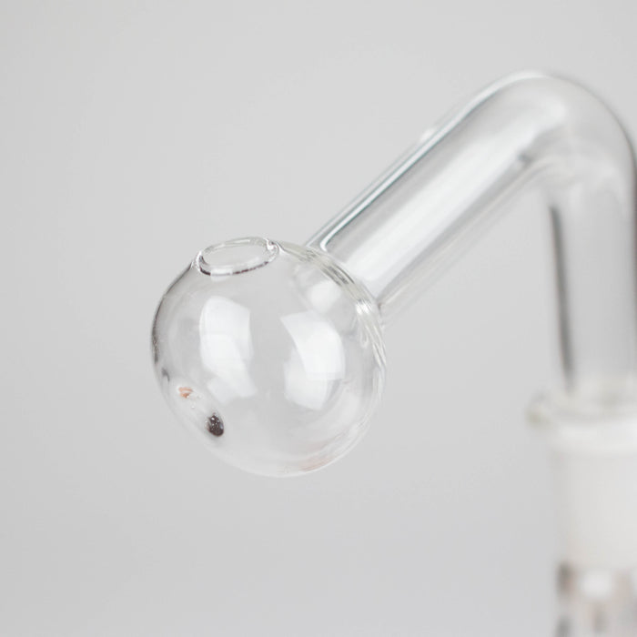 6" Snooper Double Ball Clear Bong Glass Bong HALLO GLASS