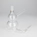 6" Snooper Double Ball Clear Bong Glass Bong HALLO GLASS