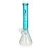 16" 9mm Blue Beaker Bong with Bowl and Downstem Glass Bong Small Biz Distributors