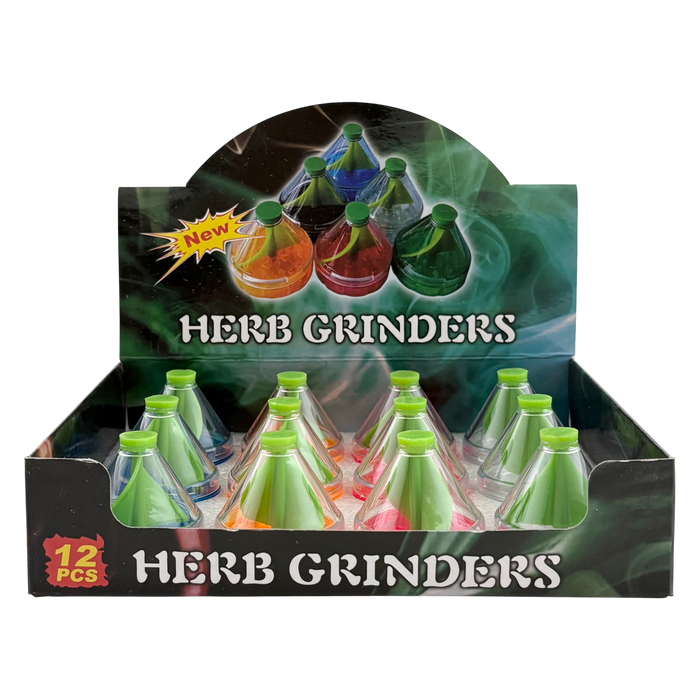 Glow-in-the-Dark Plastic Grinders Display Pack Super Supplys Inc
