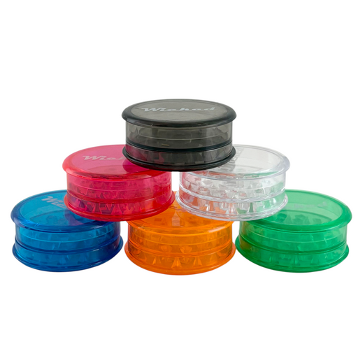 Wicked | Grinders – 12 Piece Display (6 Assorted Colours) Display Pack Super Supplys Inc