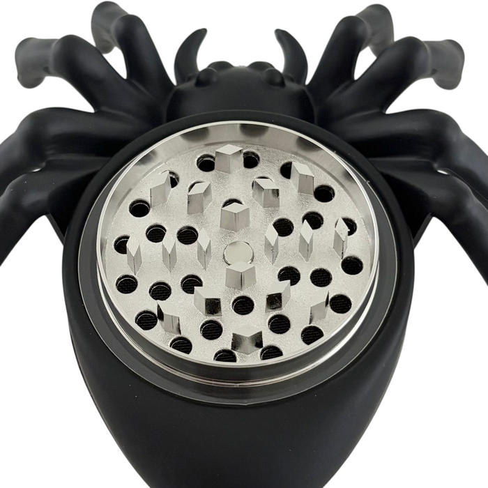 Spider Design 3-Piece Grinder Set - Display of 6 Assorted Colors Display Pack Super Supplys Inc