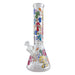 14" Glass Beaker Bong – 7mm Thick with Sticker Art Designs Glass Bong Super Supplys Inc Mushroom Wonderland