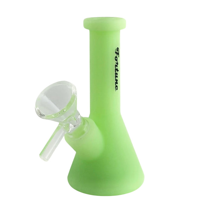 3" Silicone Water-Pipe with Built-In Stem & 14mm Glass Bowl Resin · Silicone · Plastic Bong Fortune