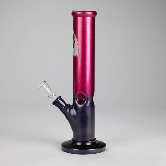 10" Shining Straight Glass Water Bong – Assorted Colors Glass Bong RMG WHOLESALE