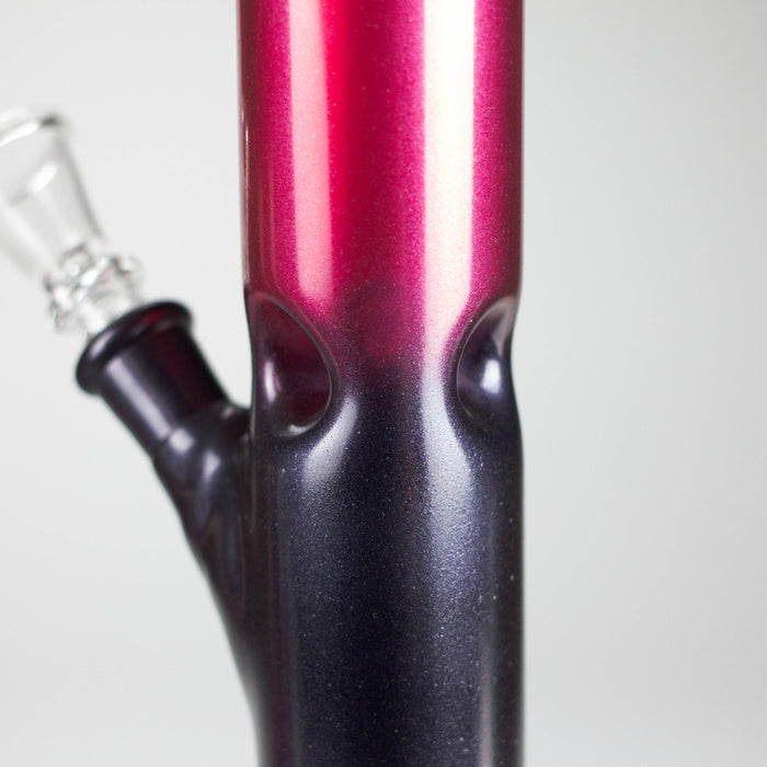 10" Shining Straight Glass Water Bong – Assorted Colors Glass Bong RMG WHOLESALE