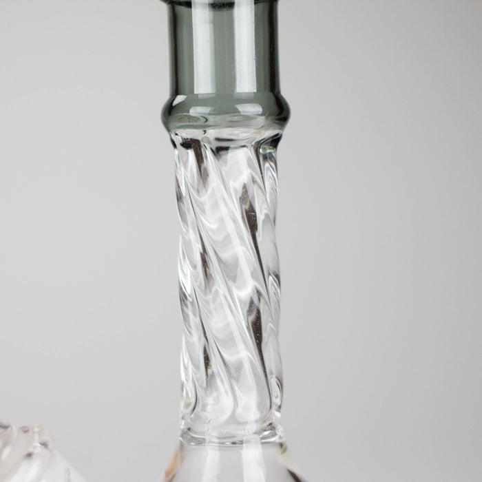 7" Twisted Tube Glass Bong – Assorted Colors Glass Bong RMG WHOLESALE