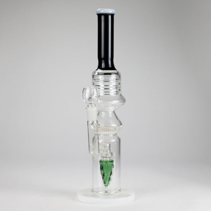 16" Poke Glass Water Bong – Assorted Colors Glass Bong RMG WHOLESALE