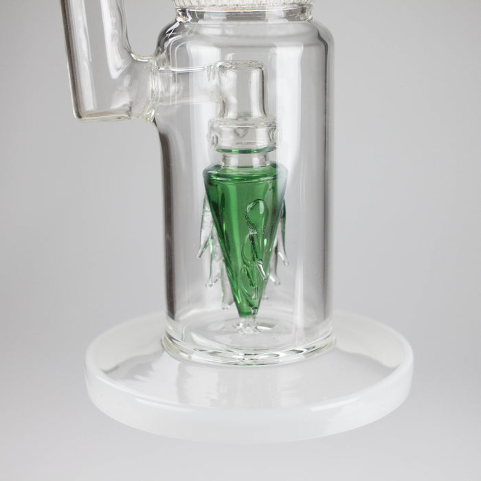 16" Poke Glass Water Bong – Assorted Colors Glass Bong RMG WHOLESALE